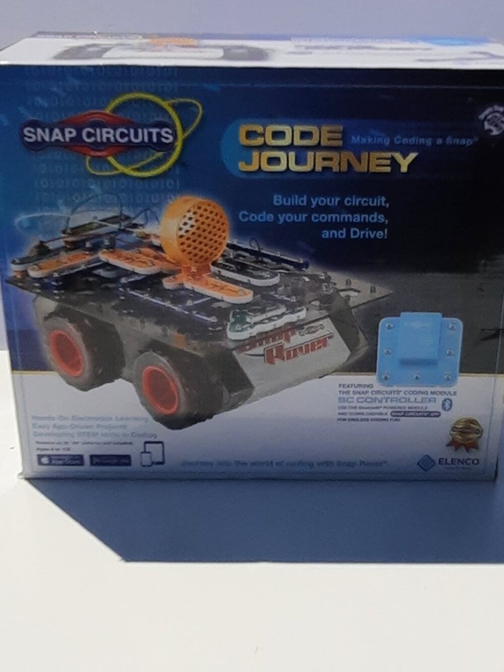 Snap Circuits Code Journey Electronics Educational Coding Kit with Snap Rover